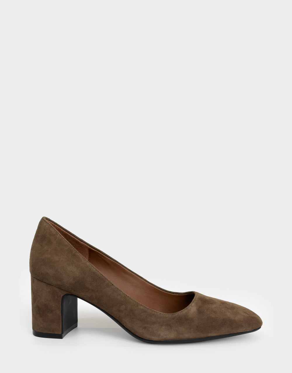 Women's Pump in Mocha Suede