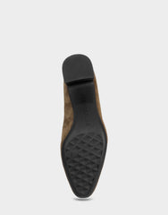 Women's Pump in Mocha Suede