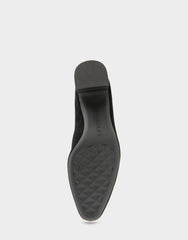 Women's Pump in Black Suede
