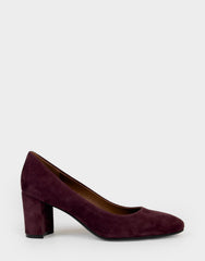 Women's Pump in Fig Suede