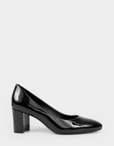 Women's Pump in Black Patent