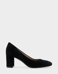 Betsy Black Genuine Suede