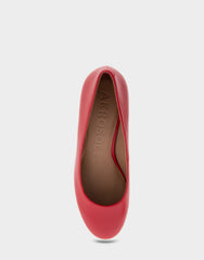 Ebel Racing Red Leather Mid Heel Pump