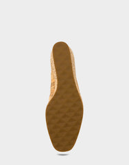 Women's Dress Wedge in Natural Cork
