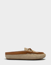 Women's Mule in Natural Linen