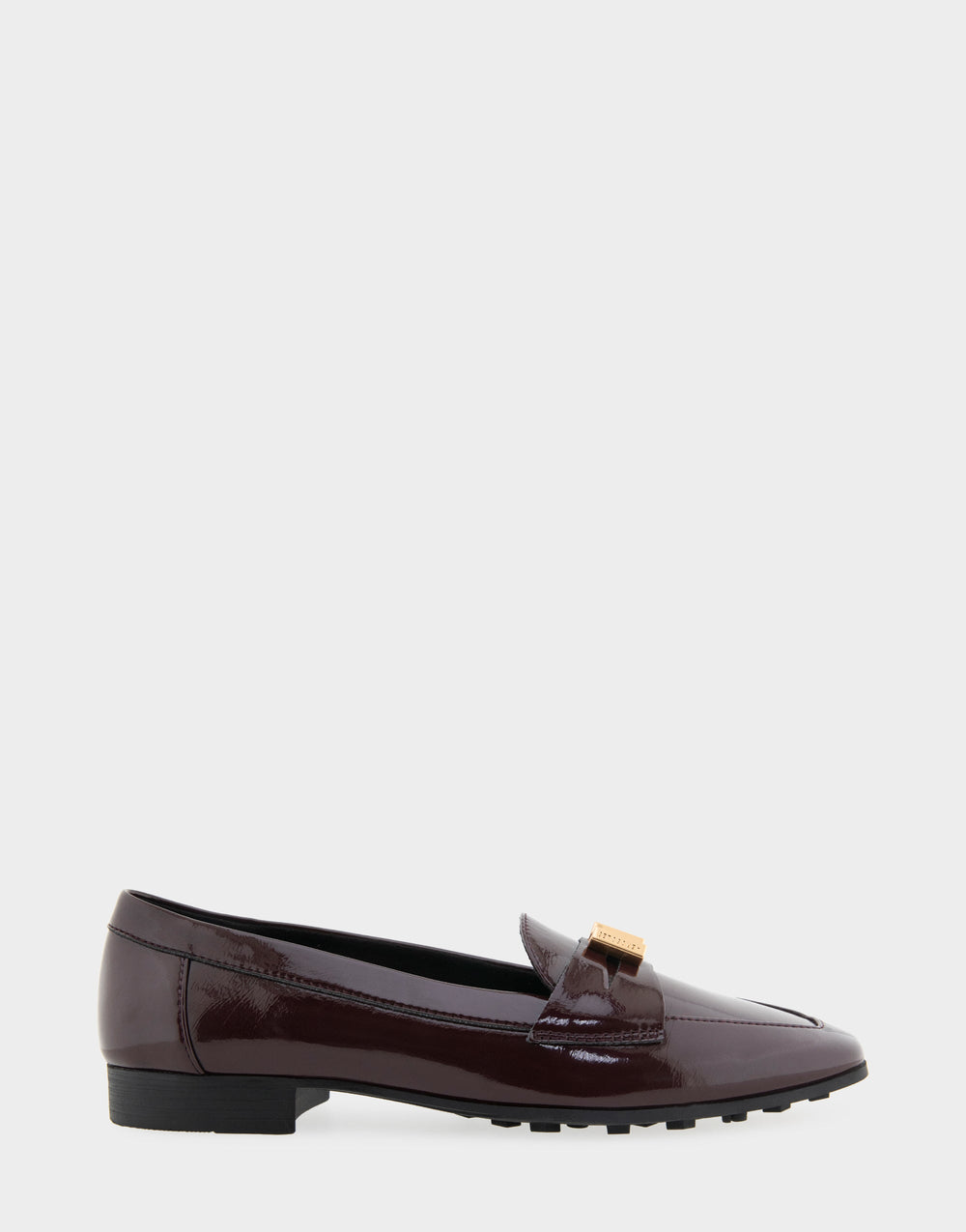 Women's Tailored Loafer in Merlot Crinkle Patent