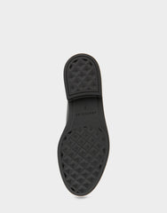 Women's Tailored Loafer in Black Faux Leather