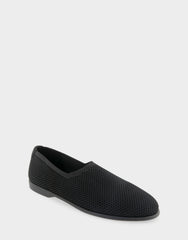 Women's Loafer in Black Knit
