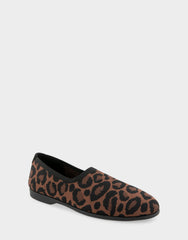 Women's Loafer in Mocha Jaguar Knit