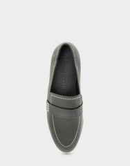 Women's Loafer in Black Leather