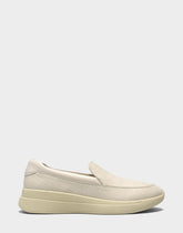 Women's Casual Loafer in Eggnog Faux Croc Nubuck/Faux Leather