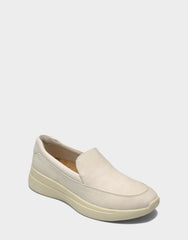 Women's Casual Loafer in Eggnog Faux Croc Nubuck/Faux Leather