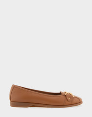 Bia Tan Genuine Leather Ornamented Flat