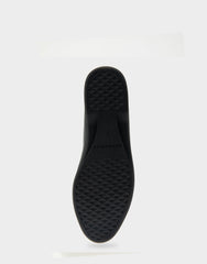 Bia Black Genuine Leather Ornamented Flat