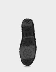 Women's Ballet Flat in Black Faux Shearling