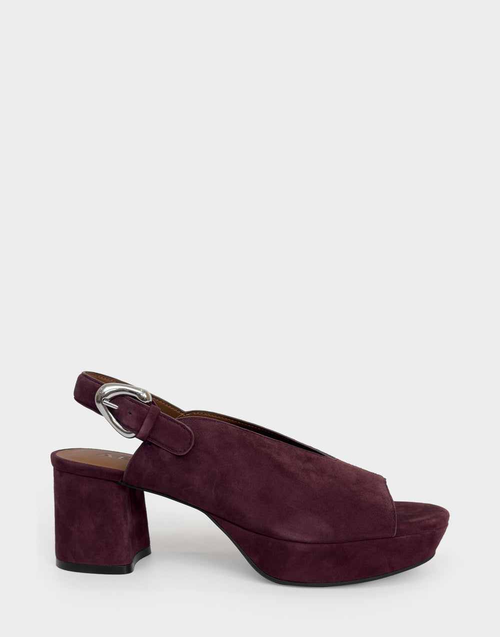 Women's Platform Sandal in Fig Suede