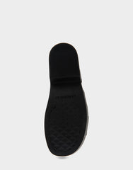 Comfortable Women's Platform Sandals in Black Leather