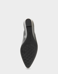 Comfortable Women's Slingback In Black Suede