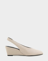 Comfortable Women's Slingback In Beige Suede