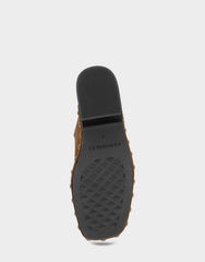 Comfortable Women's Clog In Brown Suede