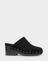 Comfortable Women's Clog In Black Suede