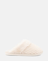 Comfortable Women's Slipper in Off White Fabric