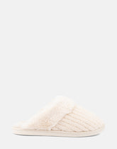Comfortable Women's Slipper in Off White Fabric