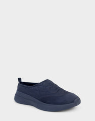 Comfortable Women's Mule Sneaker In Blue Fabric