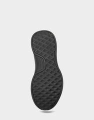 Comfortable Women's Sneaker Mule In Black Faux Suede