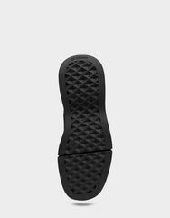 Comfortable Women's Flatform Boot In Black Leather