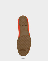 Comfortable Women's Sneakerina in Orange Mesh