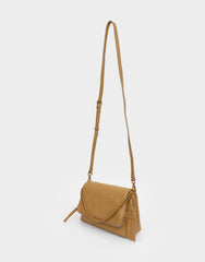 Women's East/West Quilted Flap Crossbody