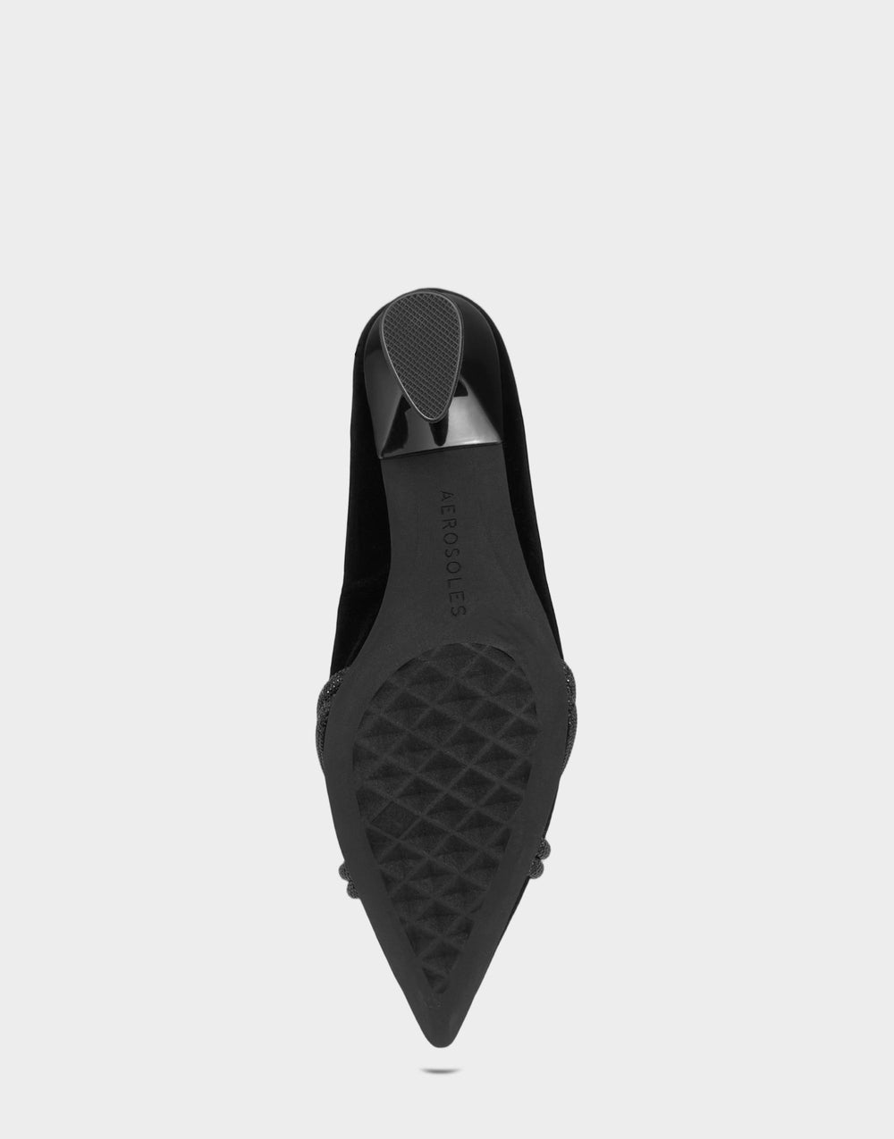 Women's Pump in Black Velvet
