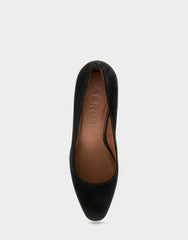 Women's Pump in Black Suede