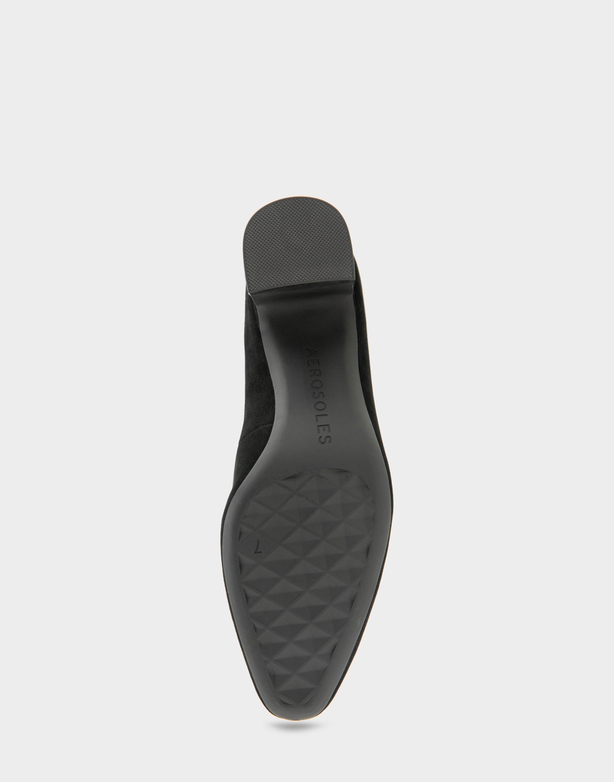 Women's Pump in Black Suede