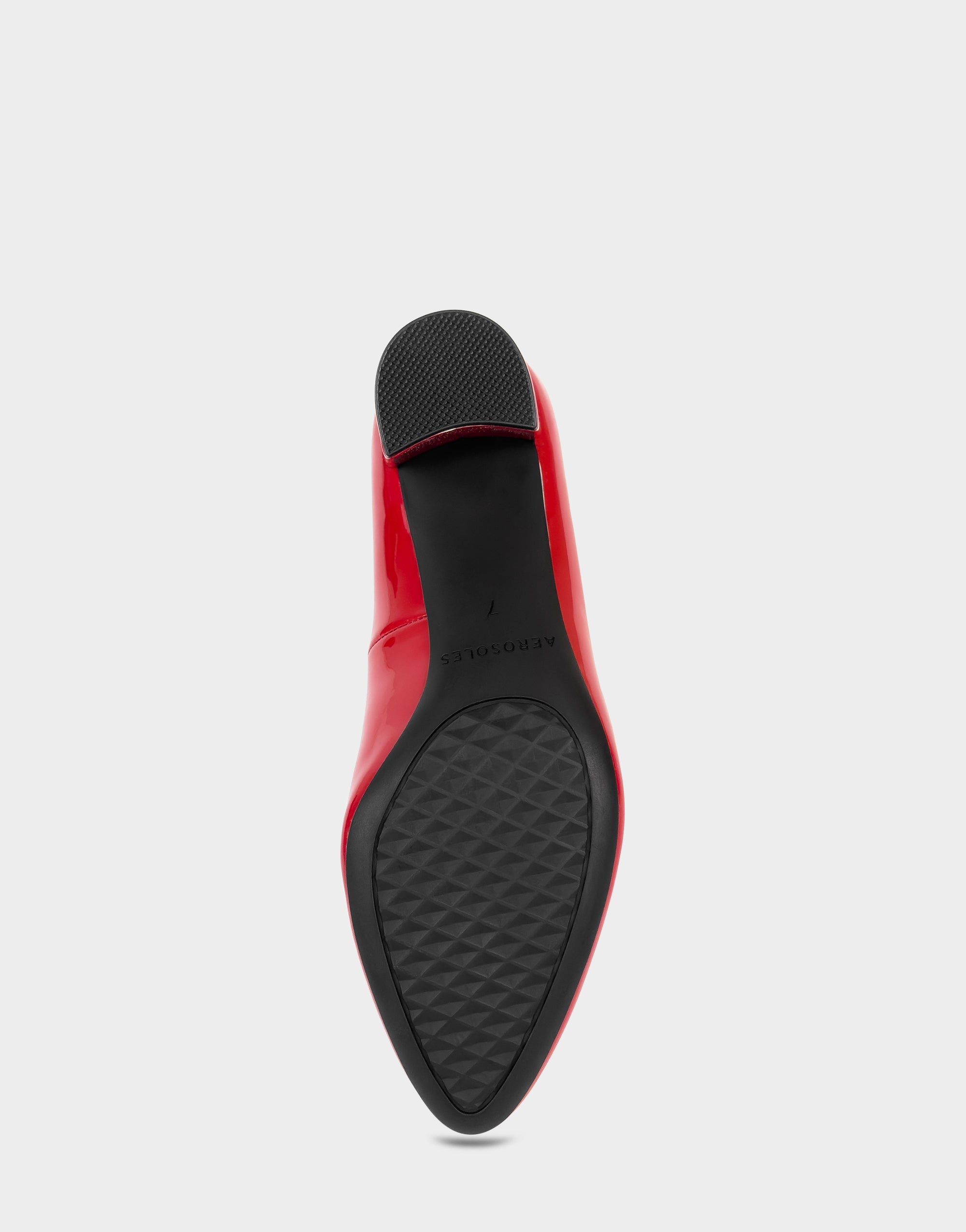 Women's Pump in Racing Red Patent