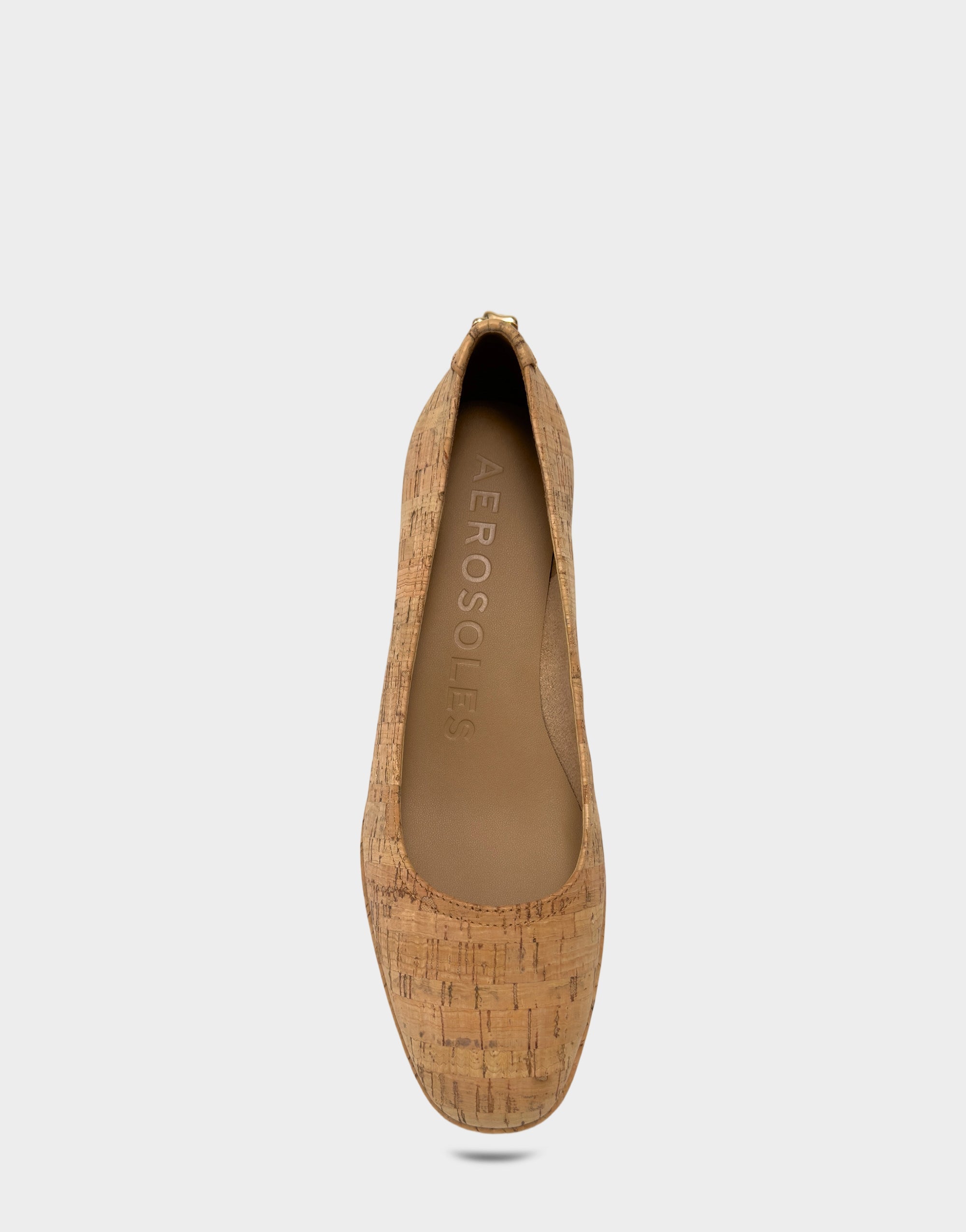 Women's Dress Wedge in Natural Cork
