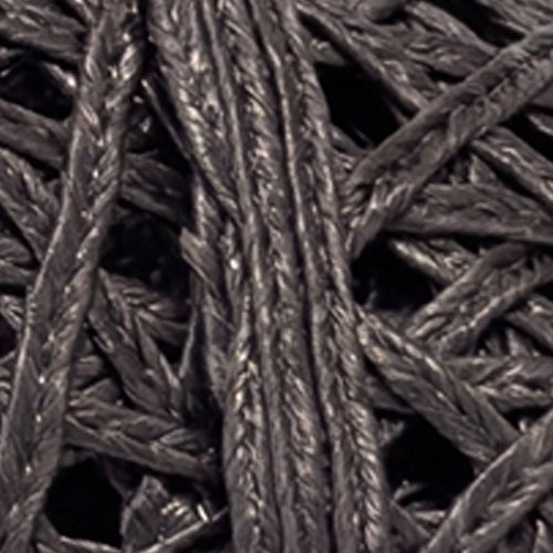 Demi Sandal In Dark Brown Crochet Raffia