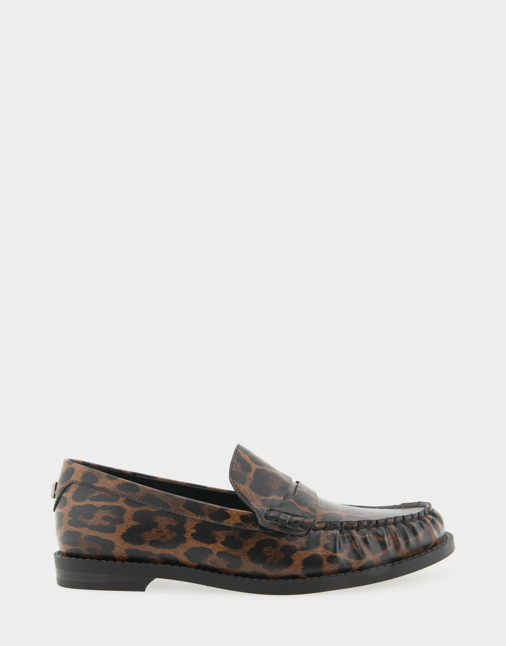 Women's Loafer in Leopard Print Faux Leather