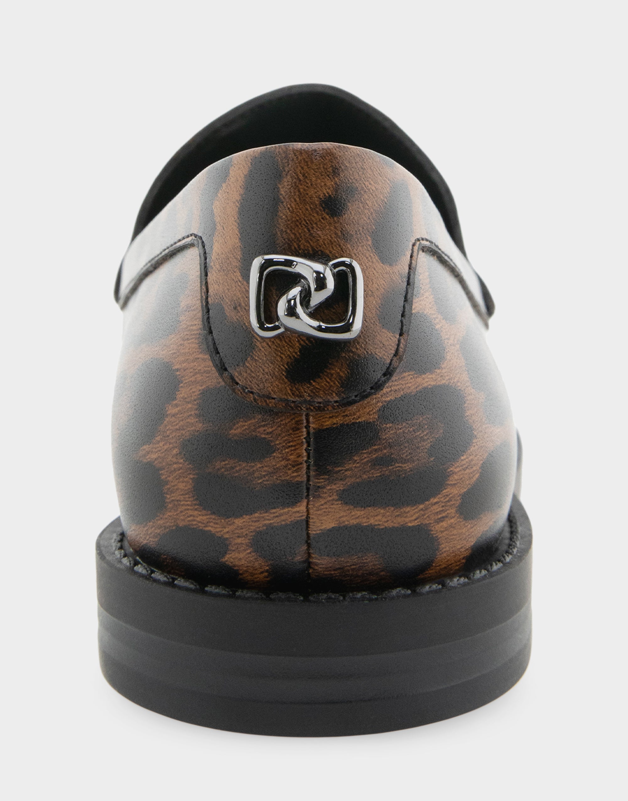 Women's Loafer in Leopard Print Faux Leather