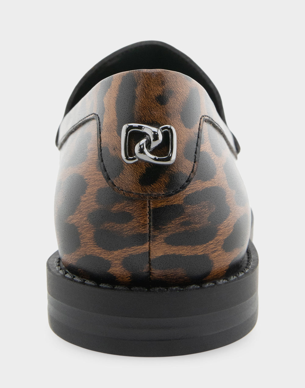 Women's Loafer in Leopard Print Faux Leather