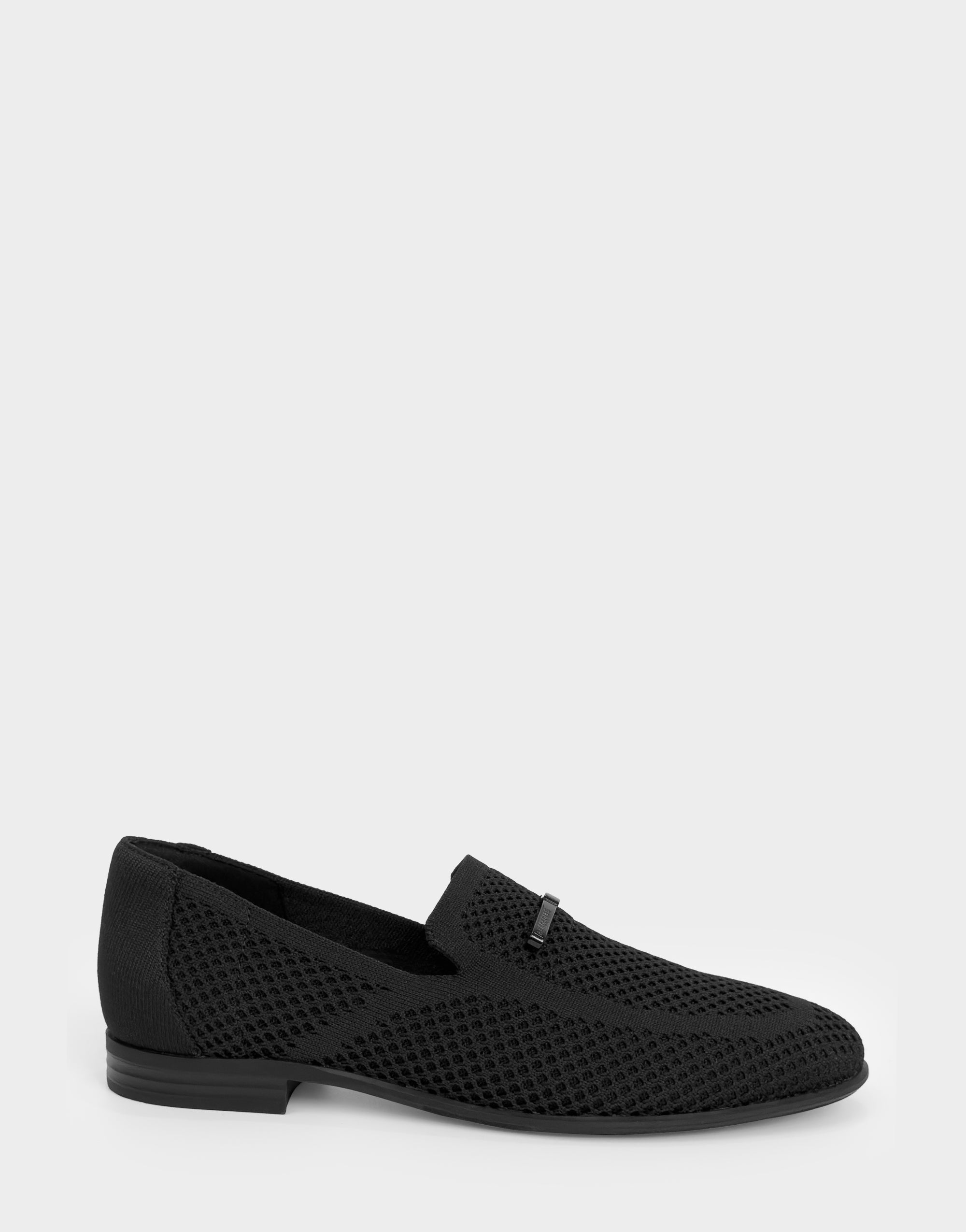 Women's Loafer in Black Knit
