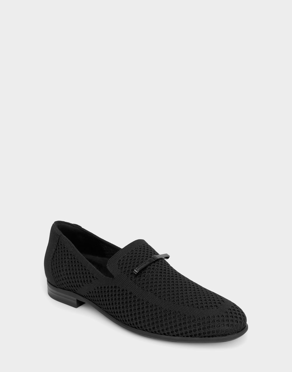Women's Loafer in Black Knit