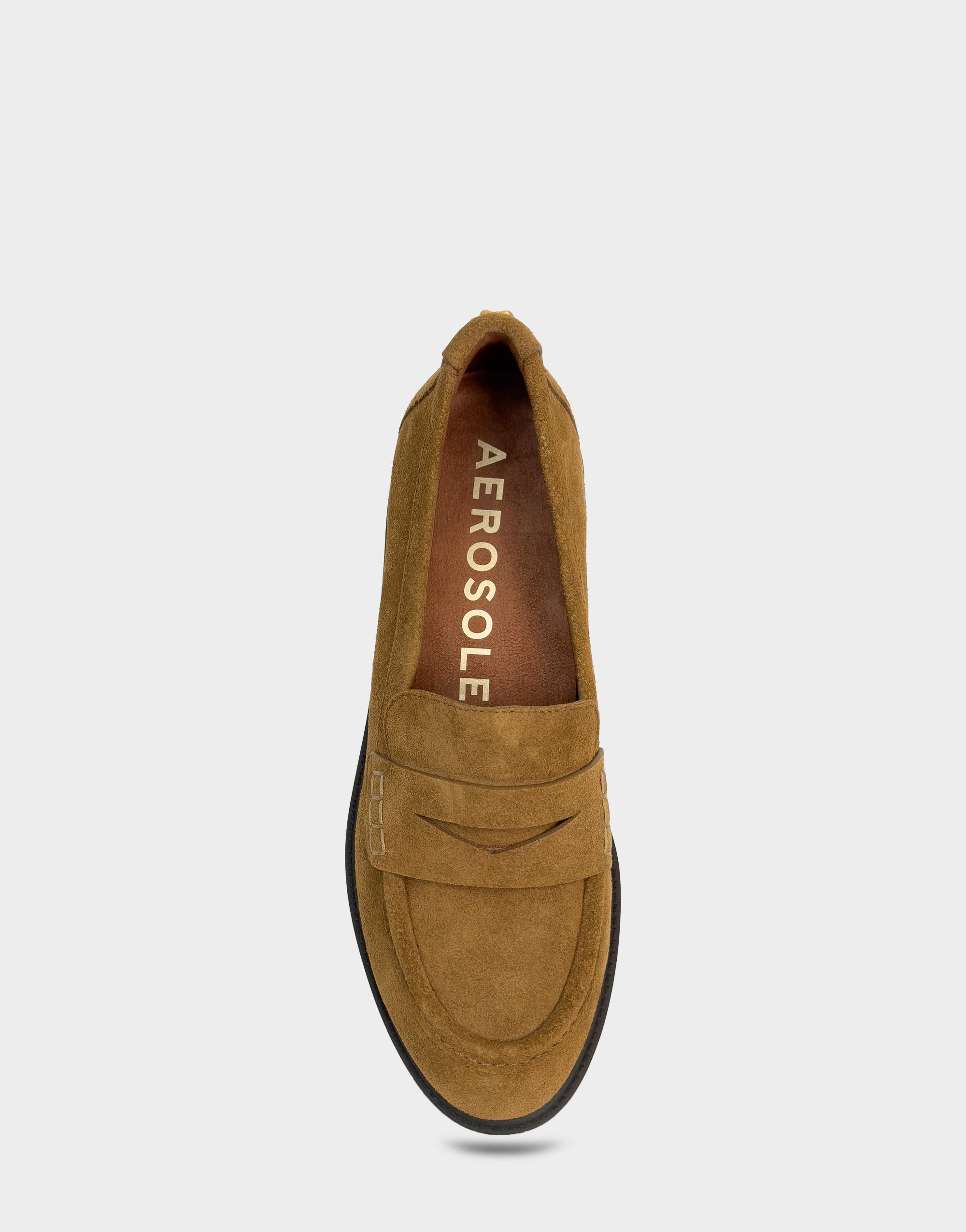 Women's Tailored Loafer in Tobacco Suede