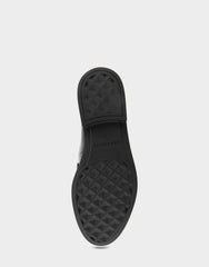 Women's Tailored Loafer in Black/Leopard Faux Leather