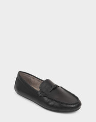 Women's Driver in Black Faux Leather