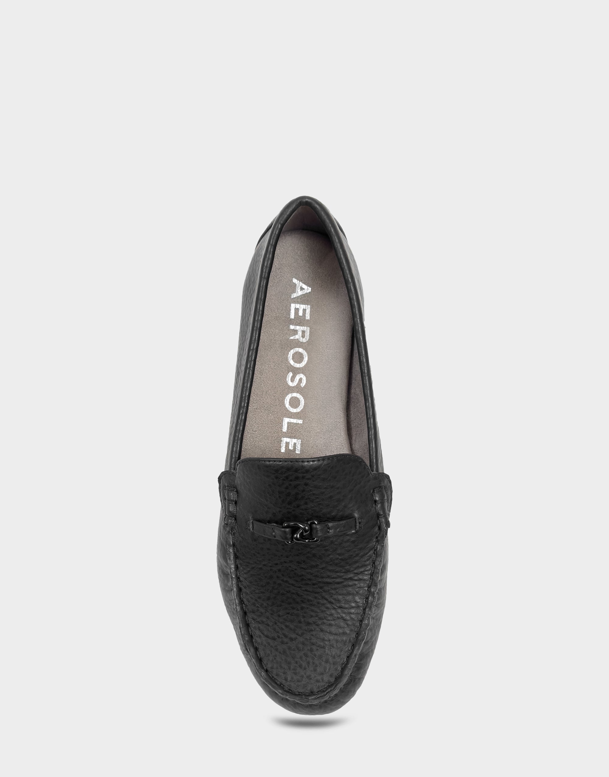 Women's Driver in Black Faux Leather