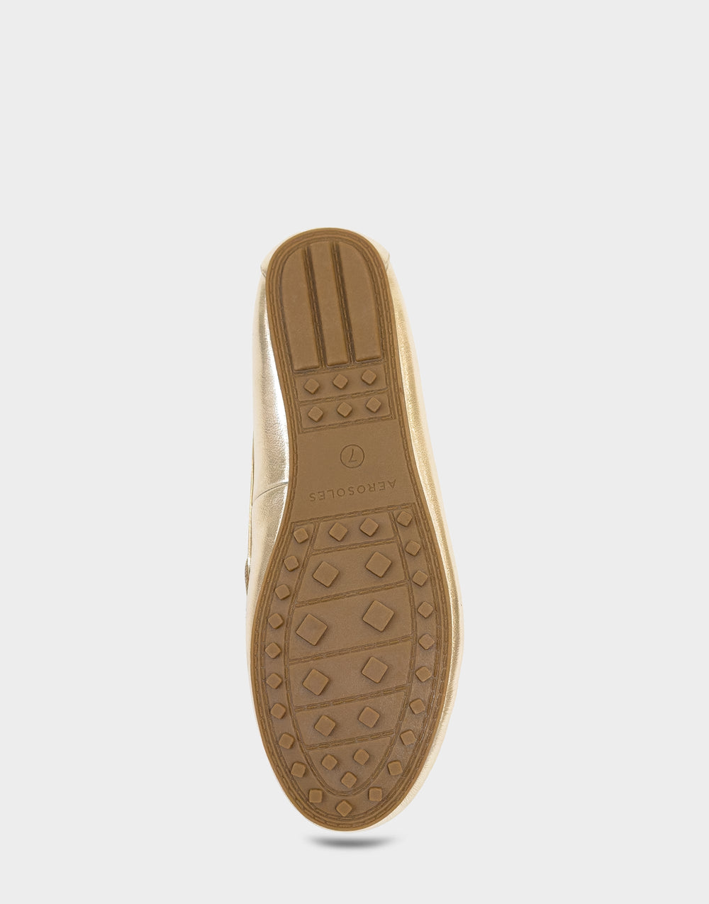 Women's Driver in Soft Gold Faux Leather