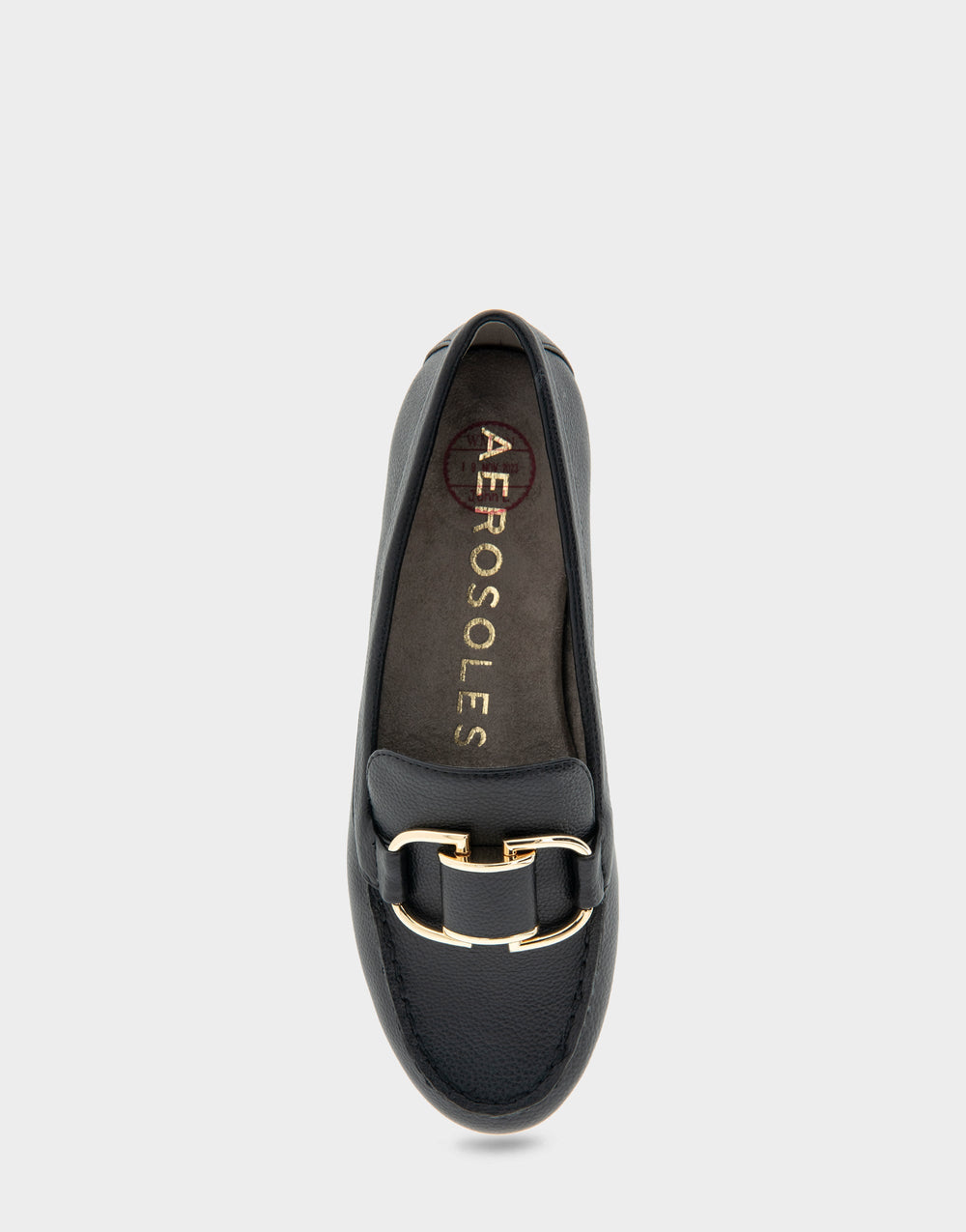 Denver Black Faux Leather Ornamented Loafer
