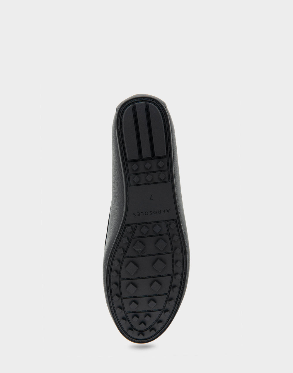 Denver Black Faux Leather Ornamented Loafer